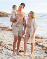 Load image into Gallery viewer, Women's Crochet Cover Up Natural - S
