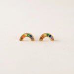 Load image into Gallery viewer, Riot Rainbow Stud Earrings
