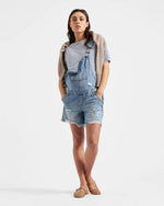 Load image into Gallery viewer, Denim Short Overalls
