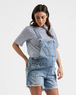 Load image into Gallery viewer, Denim Short Overalls
