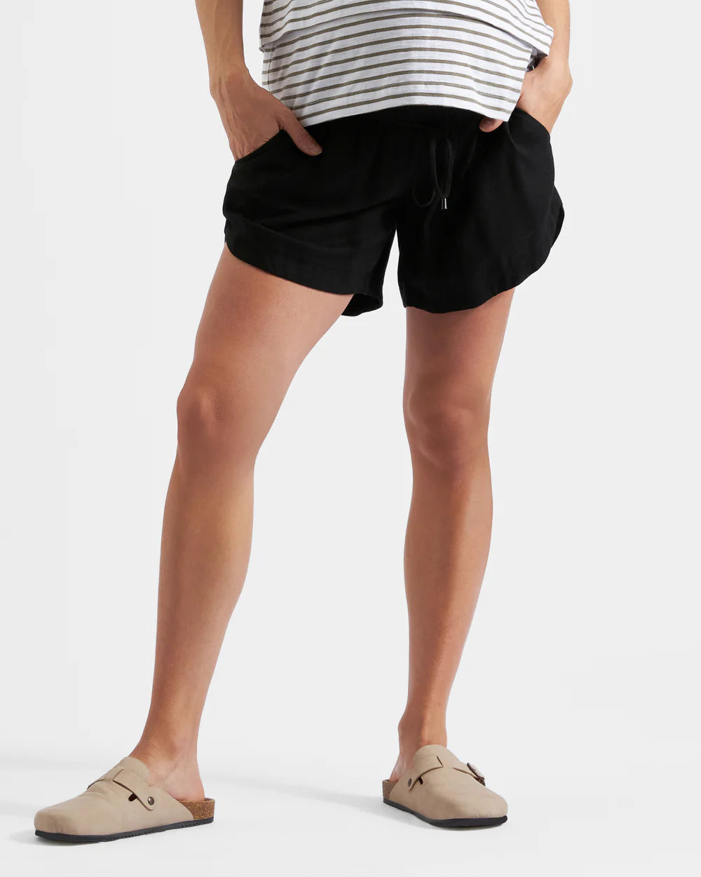 Ripe - Byron Shirred Linen Short