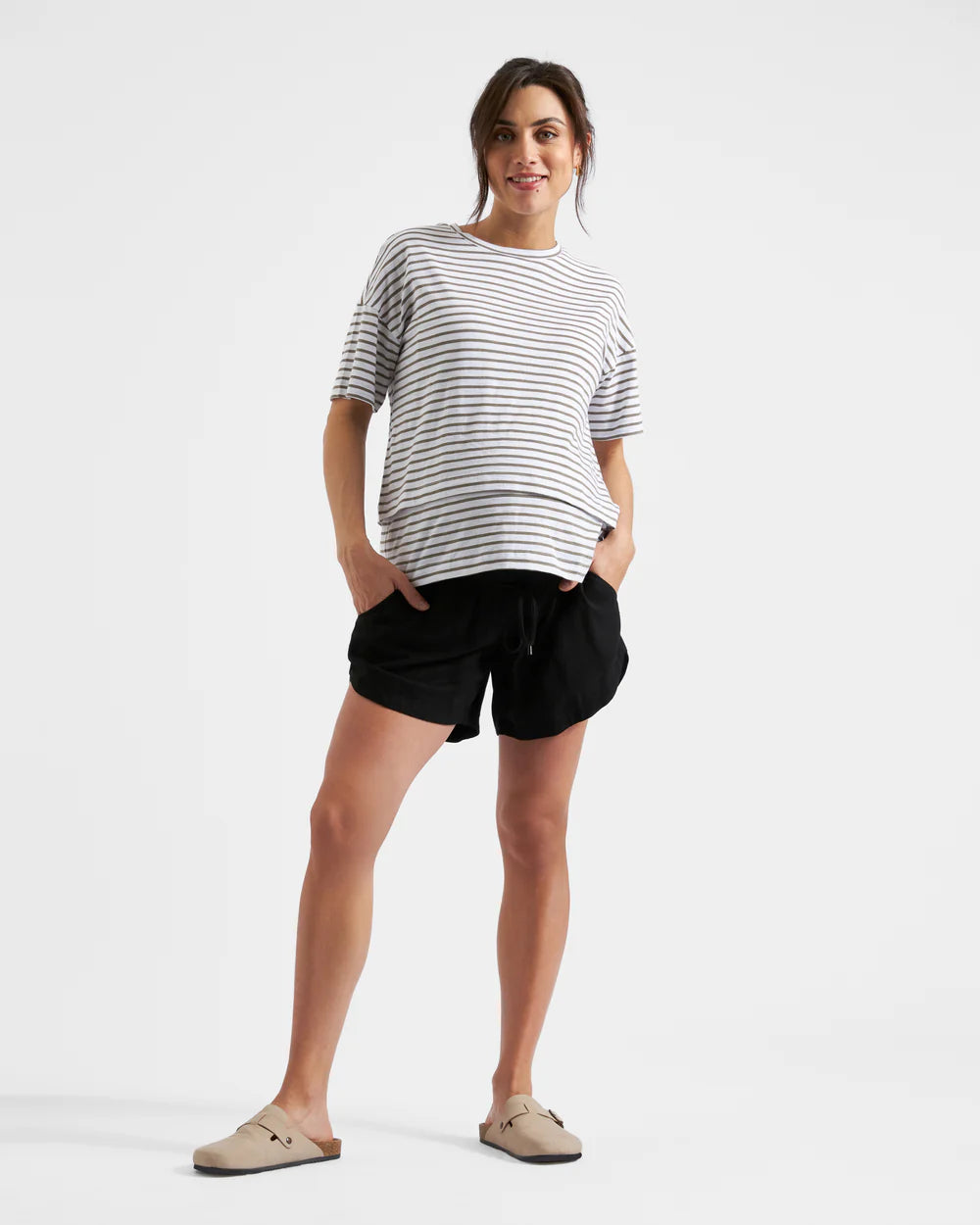 Ripe - Byron Shirred Linen Short