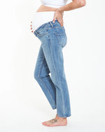 Load image into Gallery viewer, Hunter Over Bump Crop Jean - Vintage Wash
