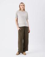 Load image into Gallery viewer, Marlow Shirred Pant Khaki
