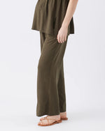 Load image into Gallery viewer, Marlow Shirred Pant Khaki
