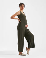 Load image into Gallery viewer, Bobby Rib Jumpsuit Khaki
