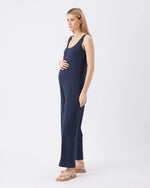 Load image into Gallery viewer, Bobby Rib Jumpsuit Navy
