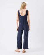 Load image into Gallery viewer, Bobby Rib Jumpsuit Navy
