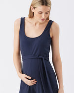 Load image into Gallery viewer, Bobby Rib Jumpsuit Navy
