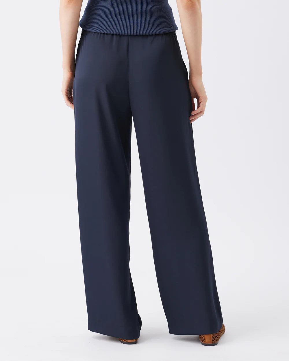 Tamara Satin Pull-on Pants