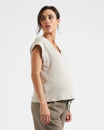 Load image into Gallery viewer, Ripe - Marly Zip Nursing Tee Stone
