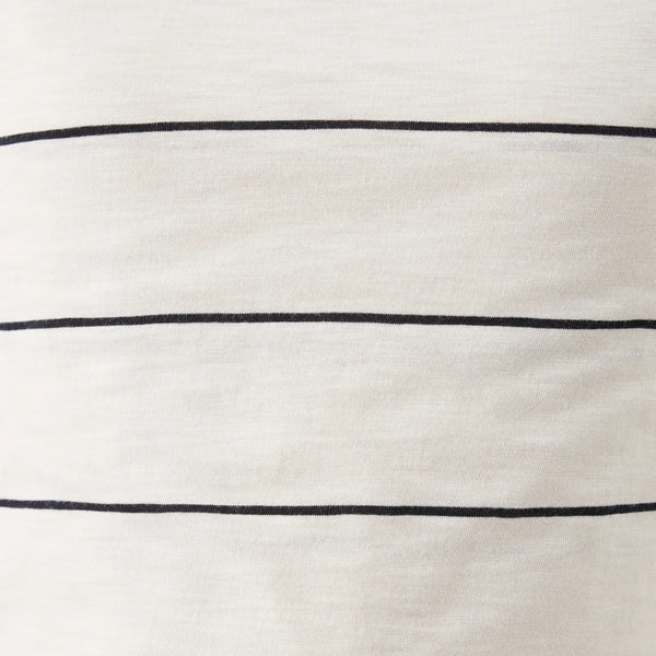 Ripe – Claudette Nursing Tee - Ecru/Black