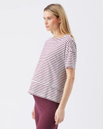 Load image into Gallery viewer, Claudette Nursing Tee Maroon
