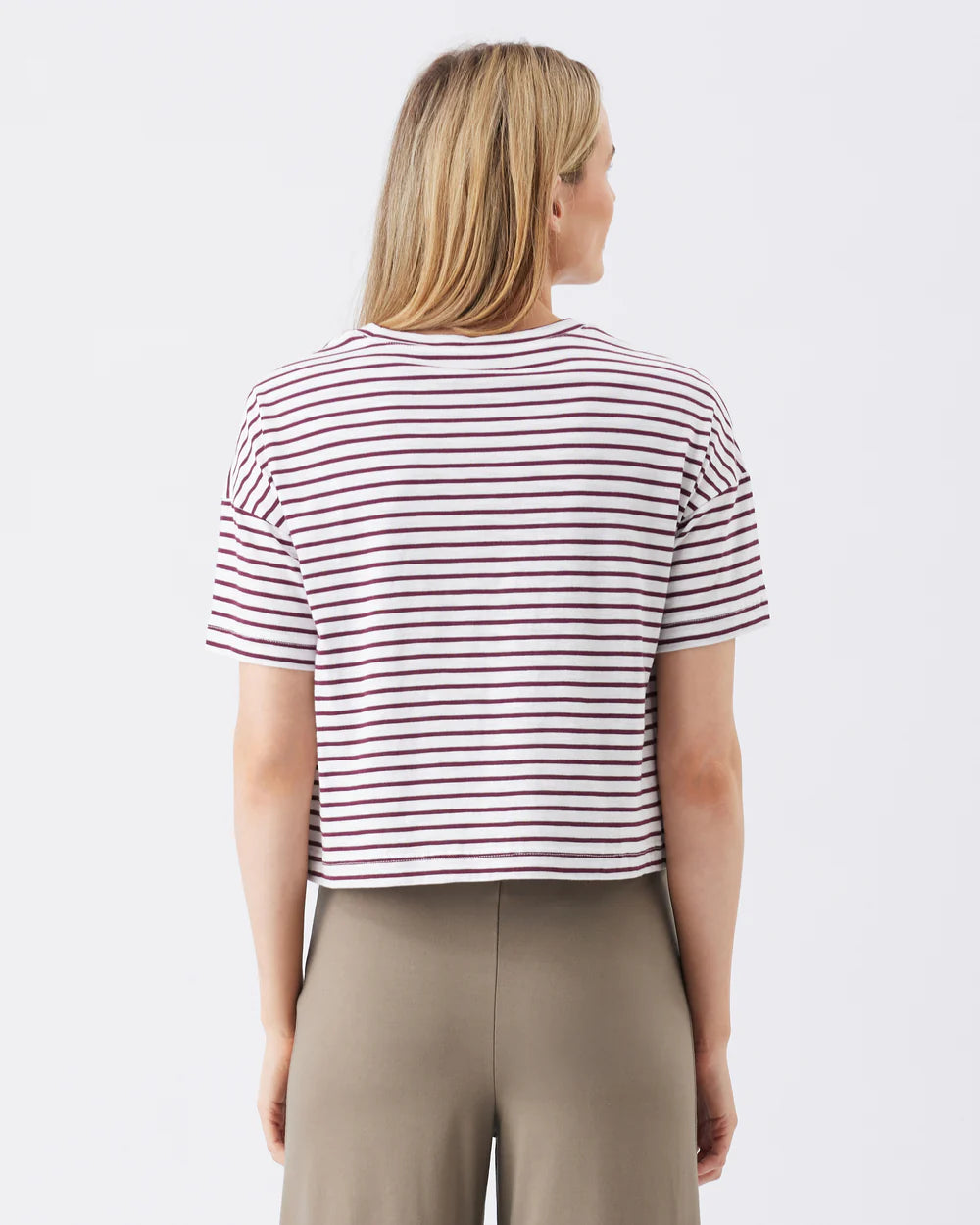 Claudette Nursing Tee Maroon