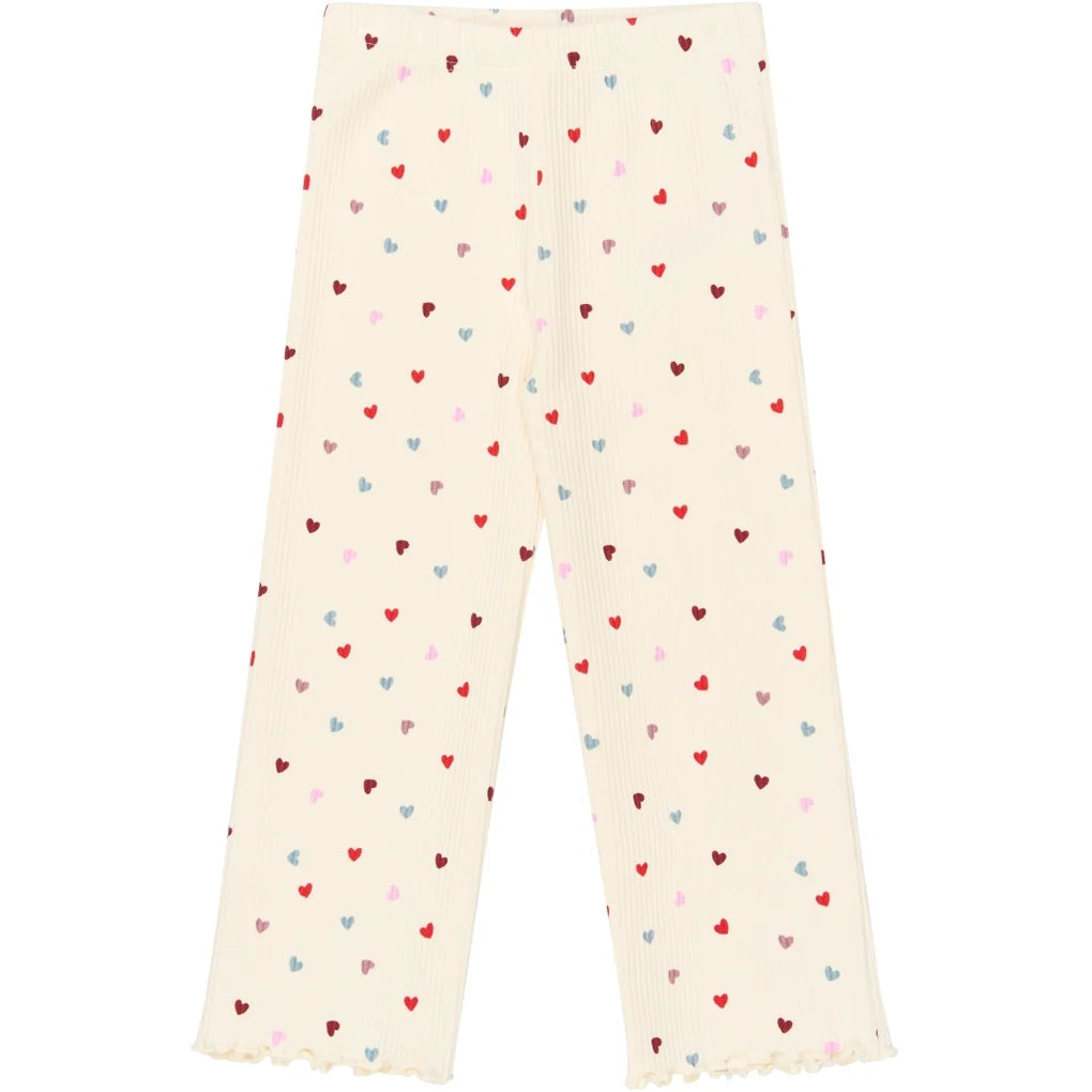 Gardenia Ribbed Set - Hearts