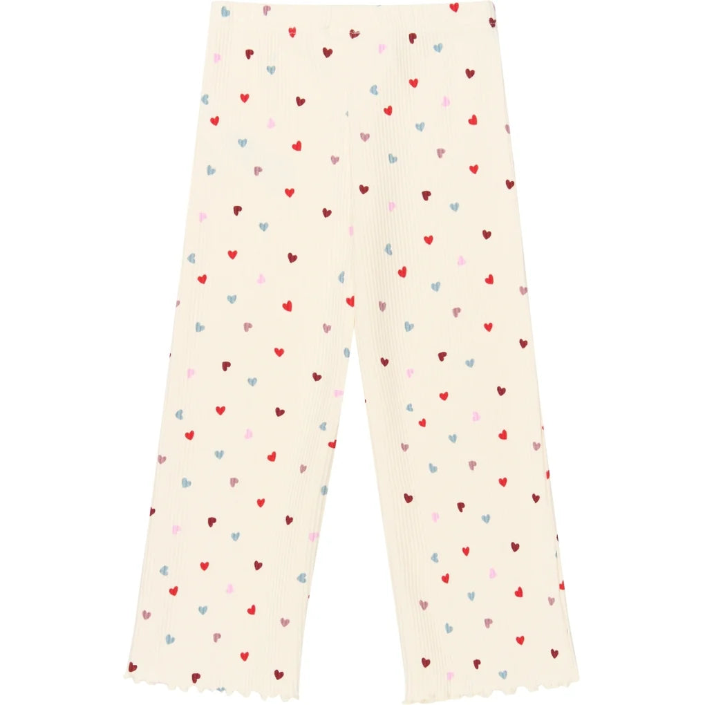 Gardenia Ribbed Set - Hearts