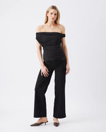 Load image into Gallery viewer, Kyle Wide Leg Jean - Black
