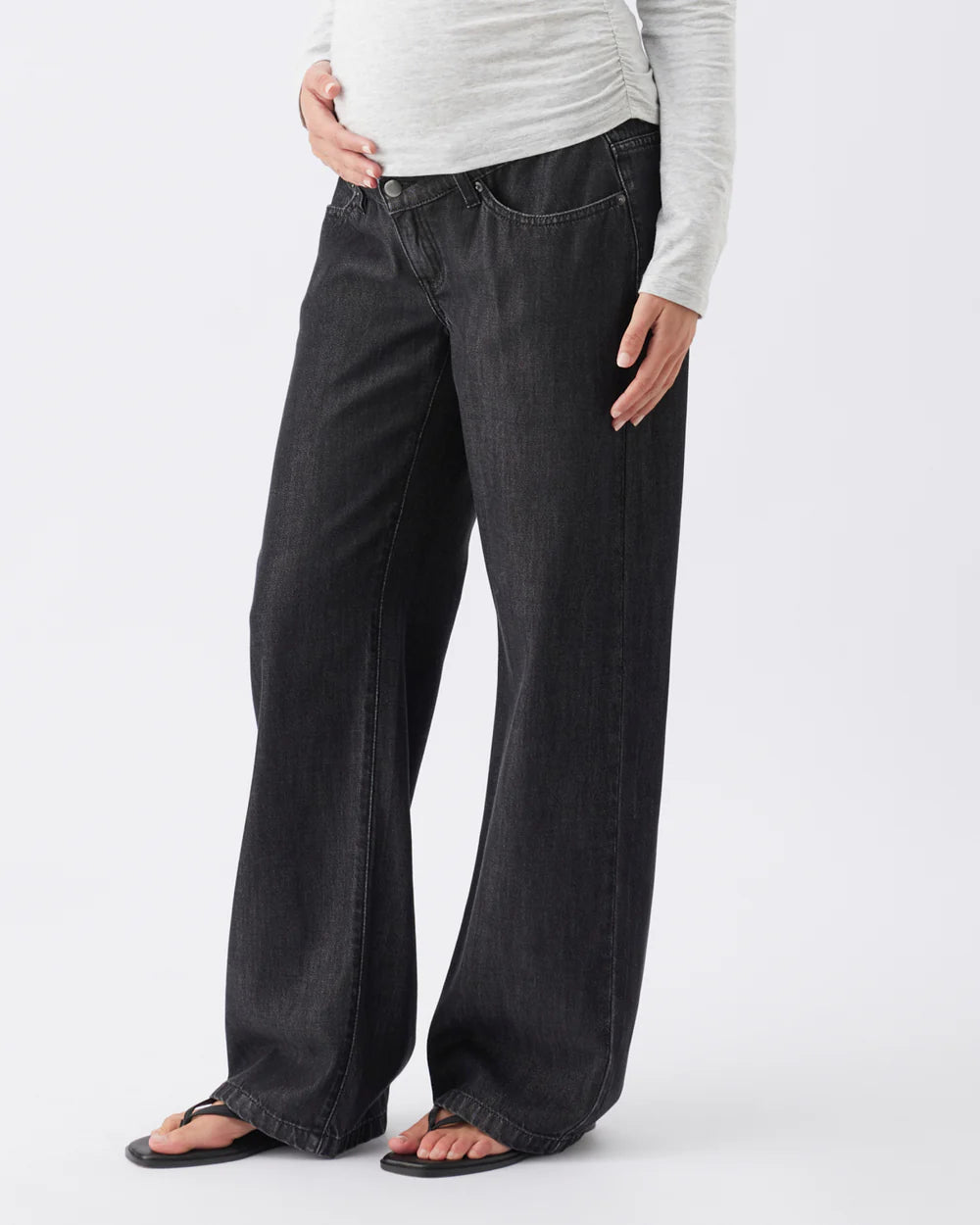 Billie Elastic Waist Jean - Black