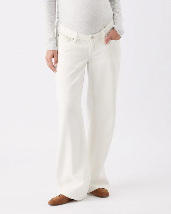 Billie Elastic Waist Jean - Ecru