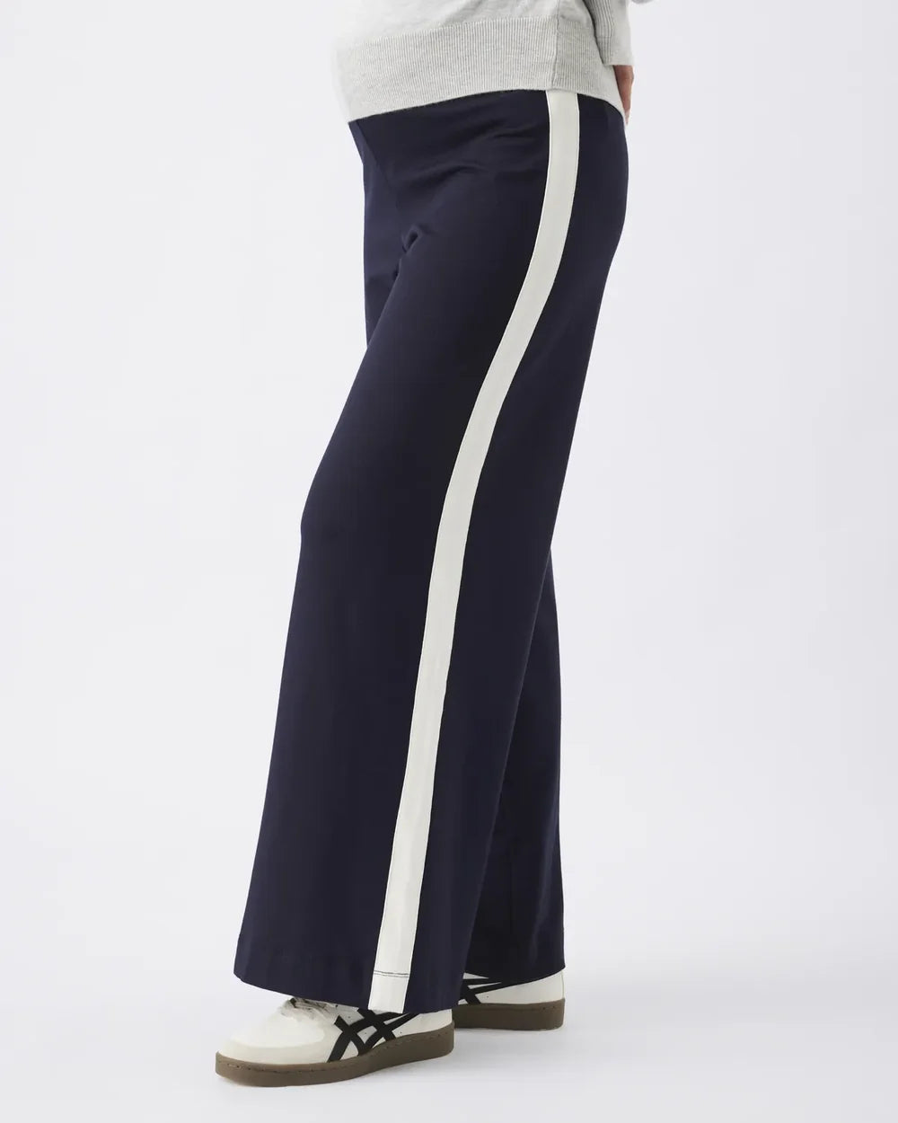 Ripe Maternity Ari Wide Leg Pant – Midnight / White
