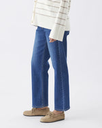 Load image into Gallery viewer, Ripe Maternity Teddy Straight Jean – Indigo Blue
