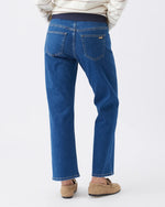 Load image into Gallery viewer, Ripe Maternity Teddy Straight Jean – Indigo Blue
