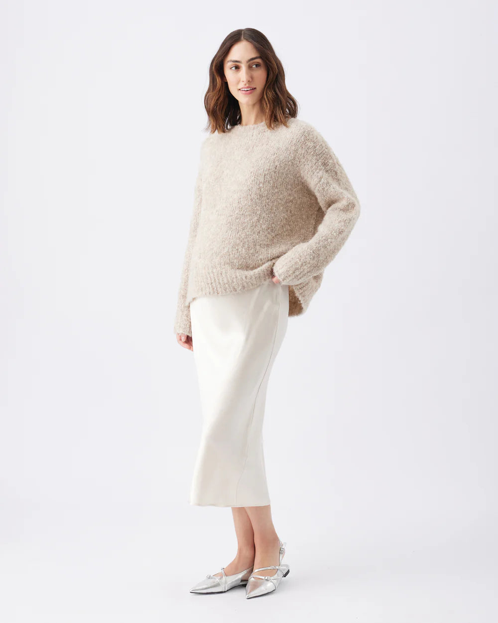 Ripe | Crystal Satin Skirt