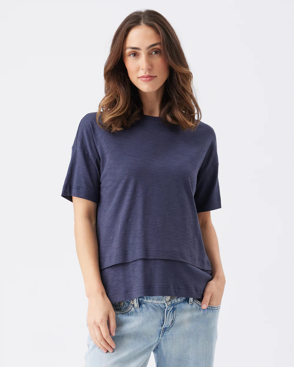 Claud Nursing Tee Indigo
