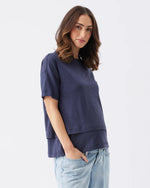 Load image into Gallery viewer, Claud Nursing Tee Indigo
