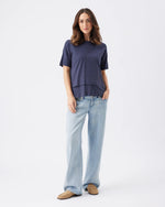 Load image into Gallery viewer, Claud Nursing Tee Indigo
