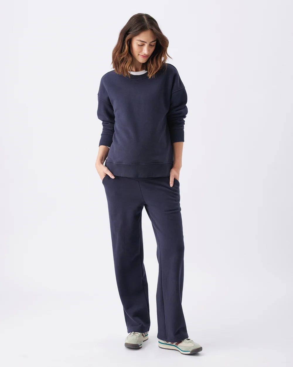 Ripe Maternity Relax Nursing Sweater – Navy