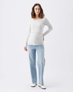 Load image into Gallery viewer, Ripe - Organic Cotton Nursing Top Silver
