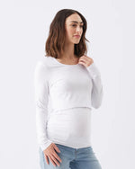 Load image into Gallery viewer, Ripe - Organic Cotton Nursing Top White

