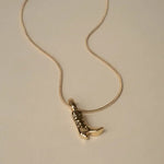 Load image into Gallery viewer, Sadie Gold Cowgirl Necklace
