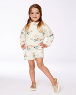 Load image into Gallery viewer, deux par deux - French Terry Sweatshirt Off-White And Koala
