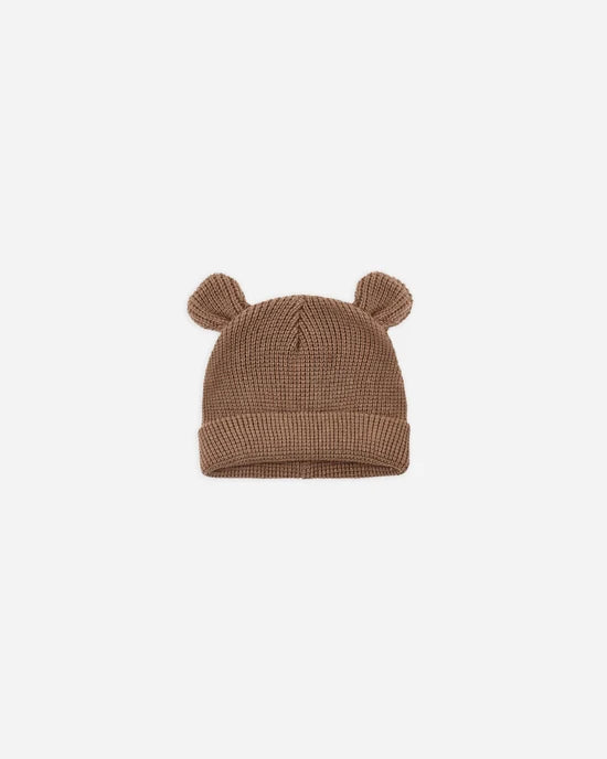 Quincy Mae - Baby Bear Beanie – Cocoa