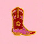 Load image into Gallery viewer, Cowgirl/Cowboy Boot Iron On Patch
