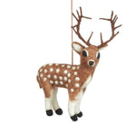 Load image into Gallery viewer, Felt Stag Hanging Ornament
