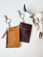Load image into Gallery viewer, Cowhide Leather Keychain Wallet
