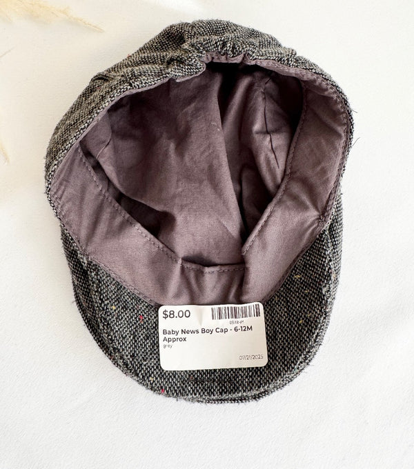 Baby News Boy Cap - 6-12M Approx