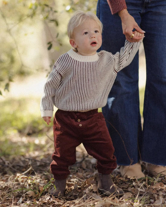 Quincy Mae - Corduroy Pants – Black Cherry