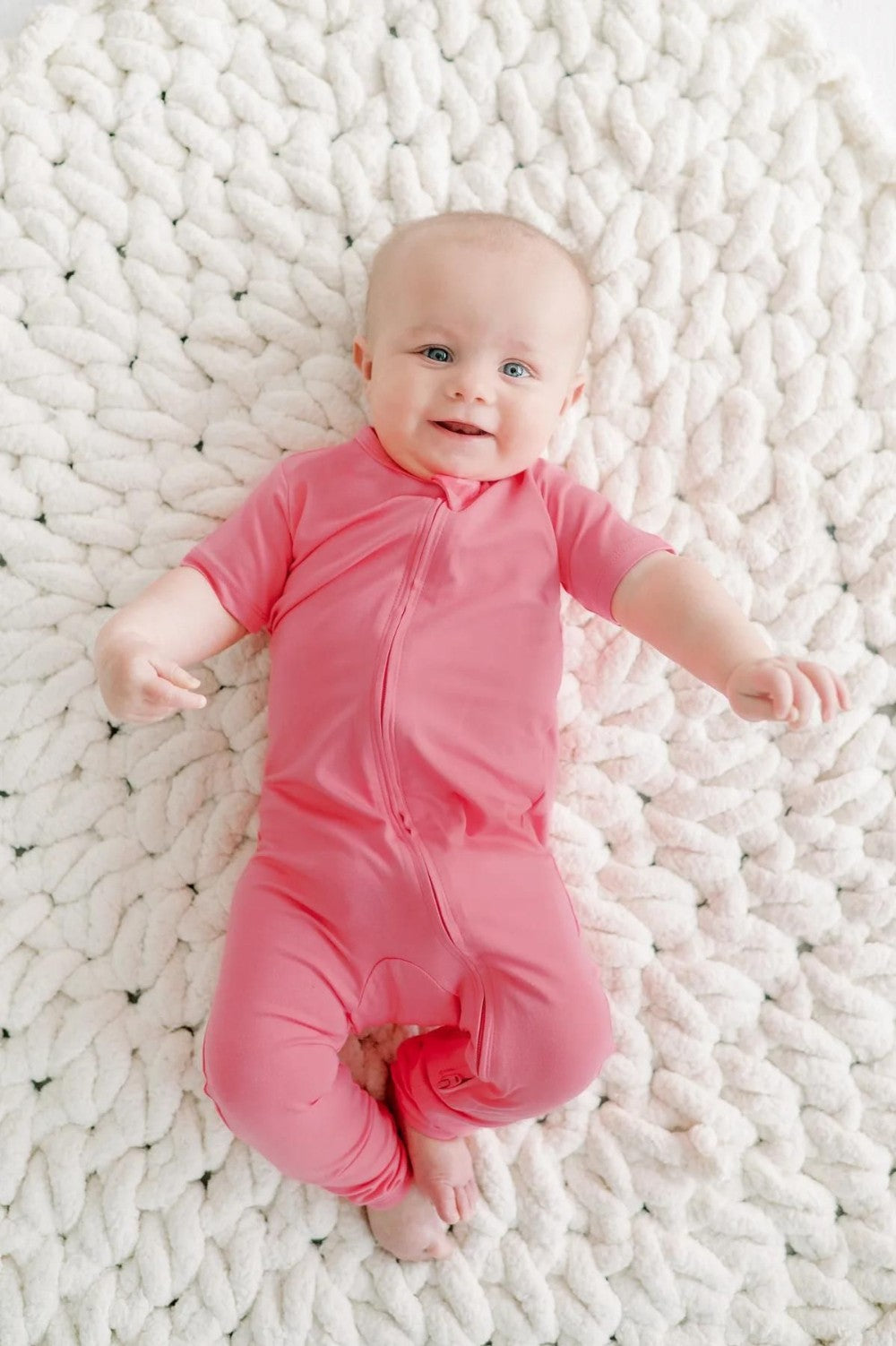 Little Lott - Short Sleeve Bamboo Romper