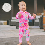 Load image into Gallery viewer, Full Zipper Sunsuit- Hibis-Kissed
