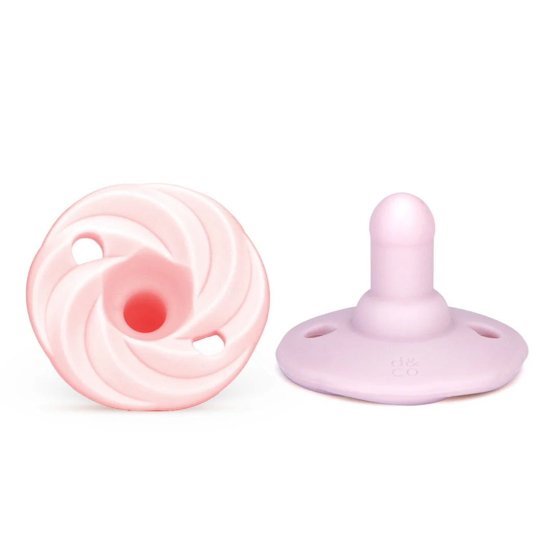 Holland Pacifier - Blush/Lilac (0-3M)
