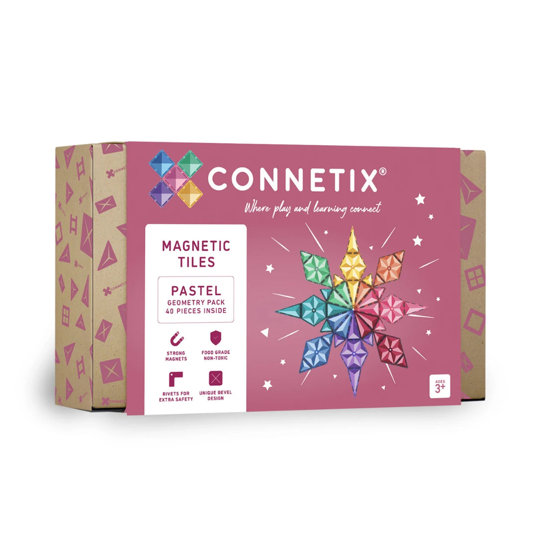 CONNETIX Pastel Geometry Pack 40 pc