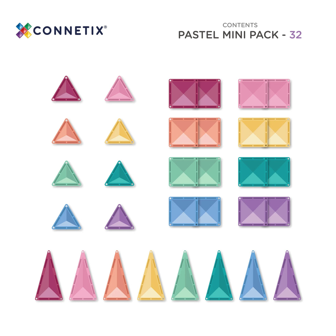 CONNETIX Pastel Mini Pack 32 pc
