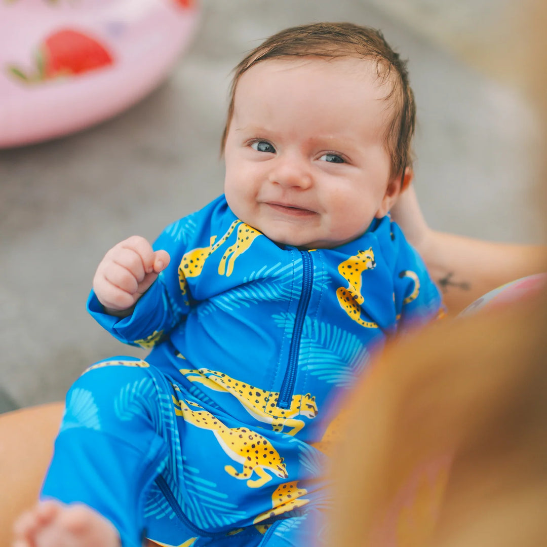Full Zipper Sunsuit- One Cool Cat