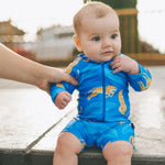 Load image into Gallery viewer, Shorty Sunsuit- One Cool Cat
