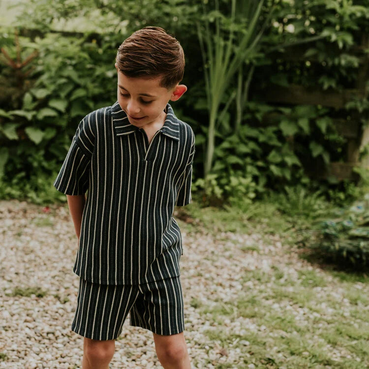 Dark Navy Short Set