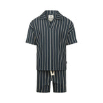Load image into Gallery viewer, Dark Navy Short Set
